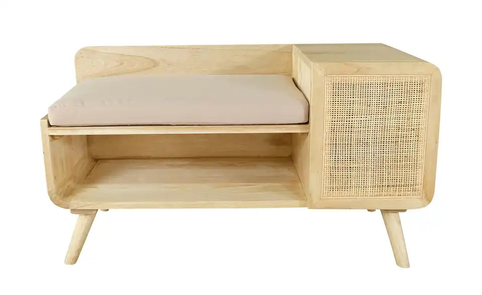 Garderobenbank, Frontansicht