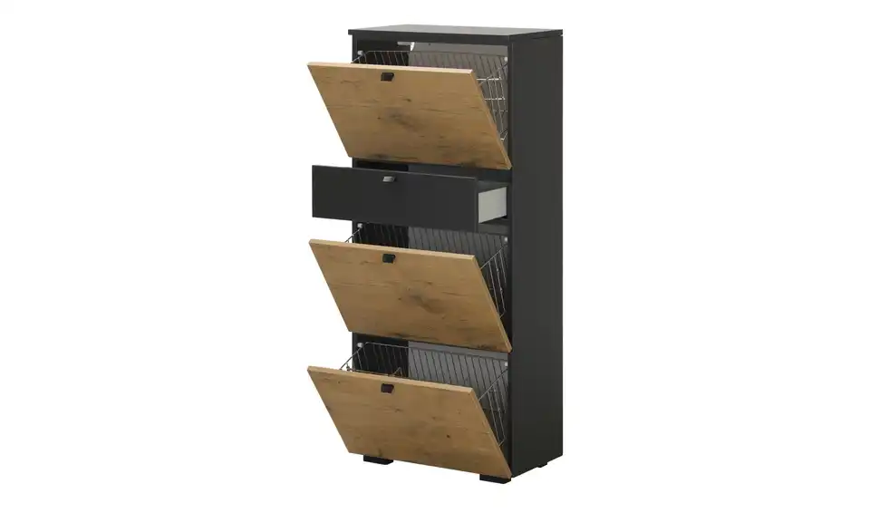 Schuhschrank, geöffnet