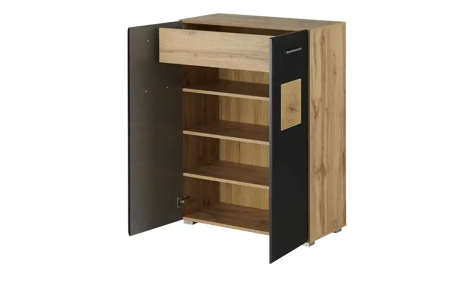 Schuhschrank, geöffnet