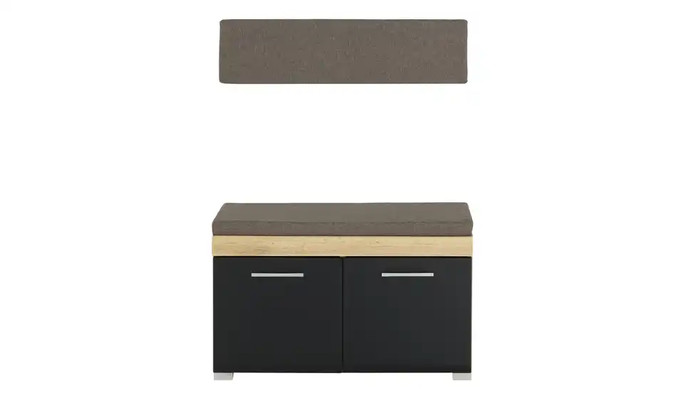 Garderobenbank, Frontansicht