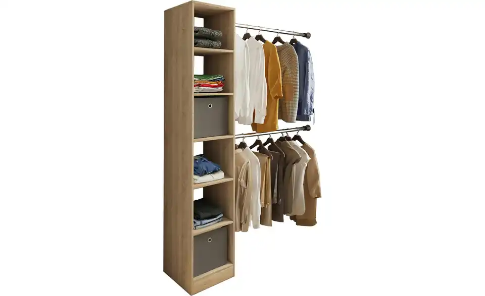 Kompaktgarderobe, Frontansicht