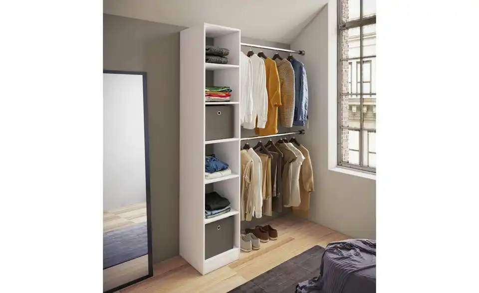 Kompaktgarderobe, in Wohnsituation