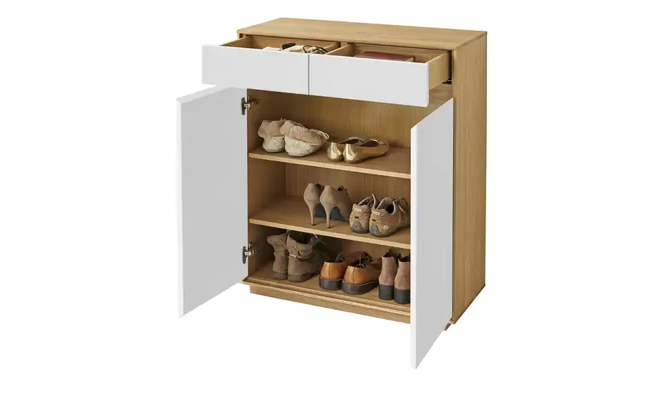 Schuhschrank, geöffnet