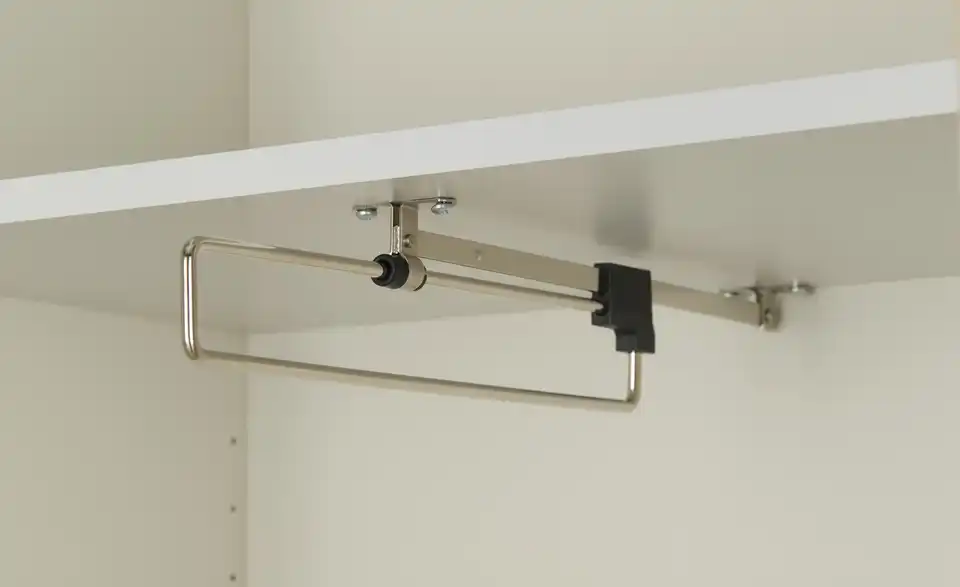 Garderobenschrank, Detailansicht