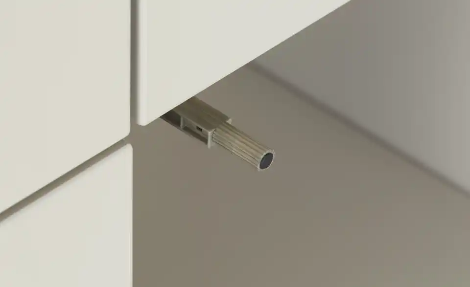 Schuh- und Mehrzweckschrank, Detailansicht