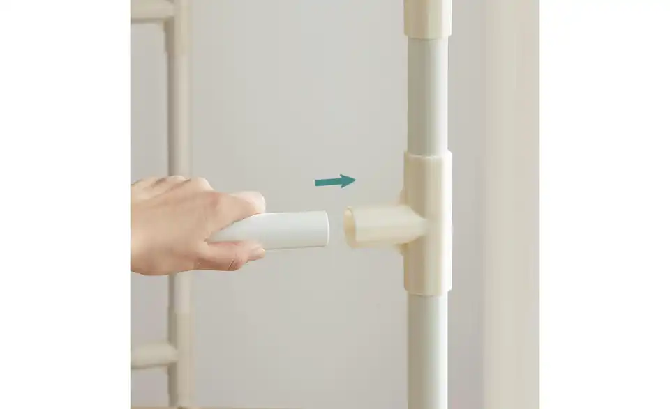 Kleiderständer, Detailansicht