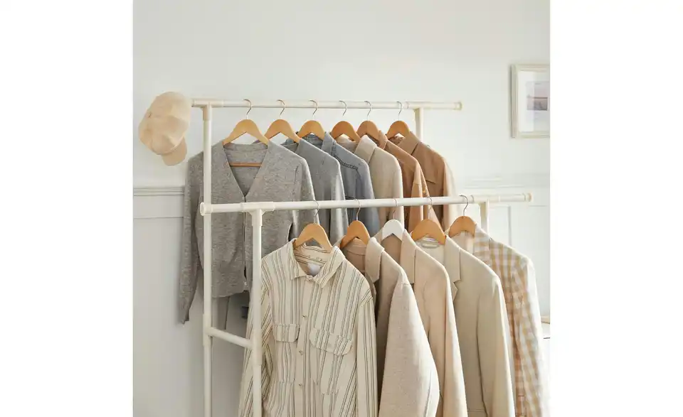 Kleiderständer, Detailansicht