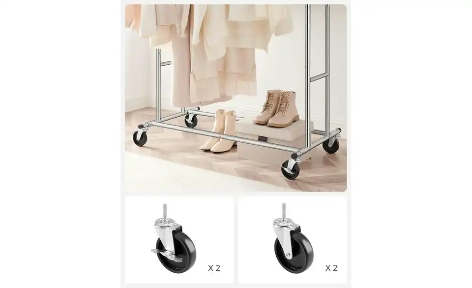 Kleiderständer, Detailansicht