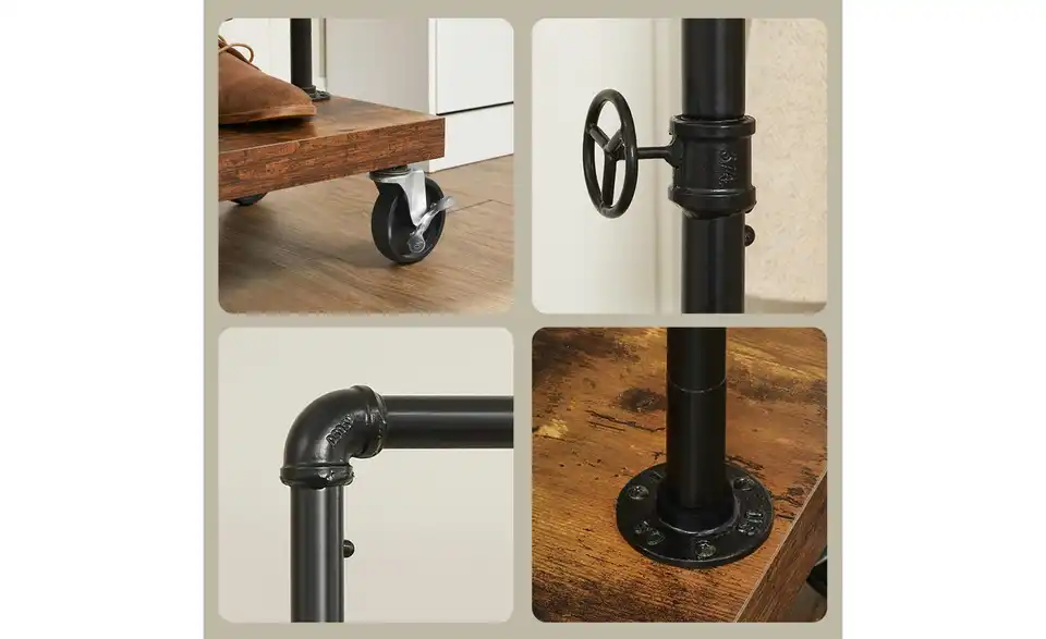 Kleiderständer, Detailansicht