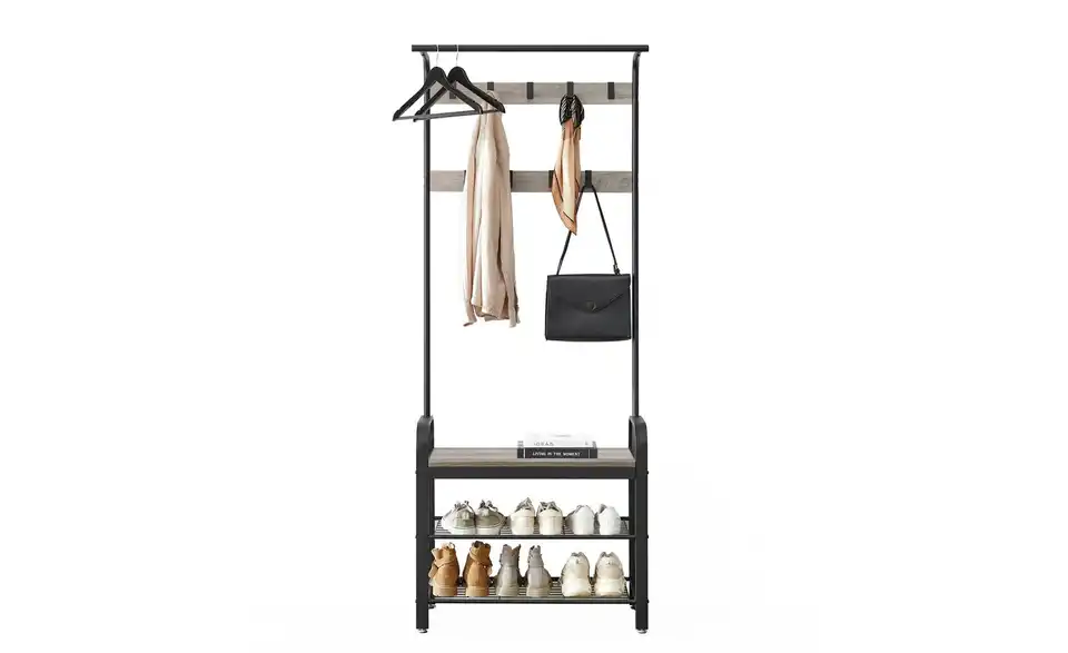 Kompaktgarderobe, Frontansicht