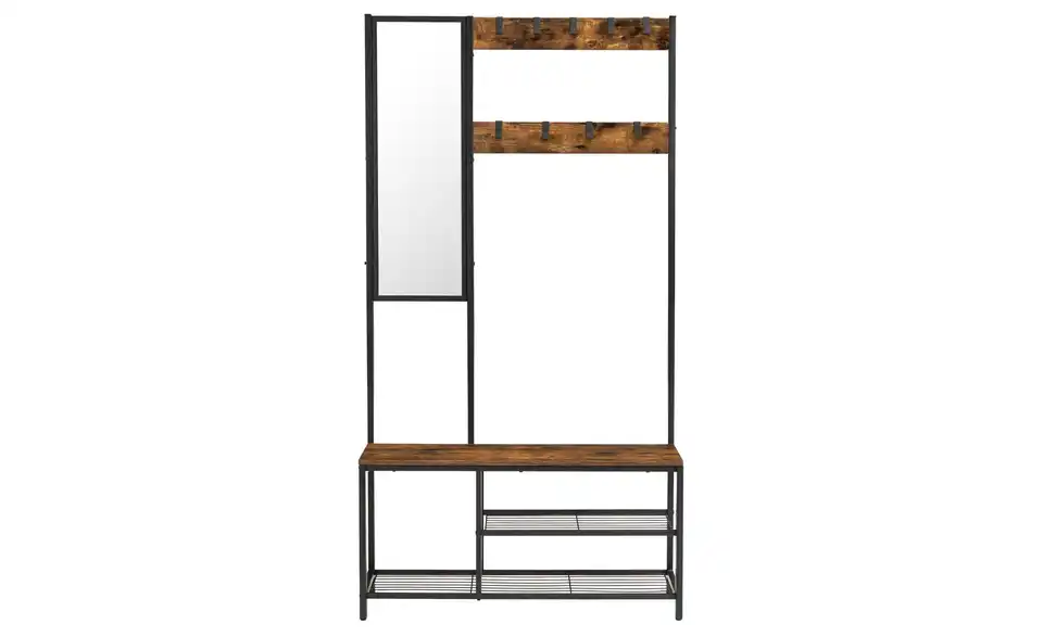 Kompaktgarderobe, Frontansicht