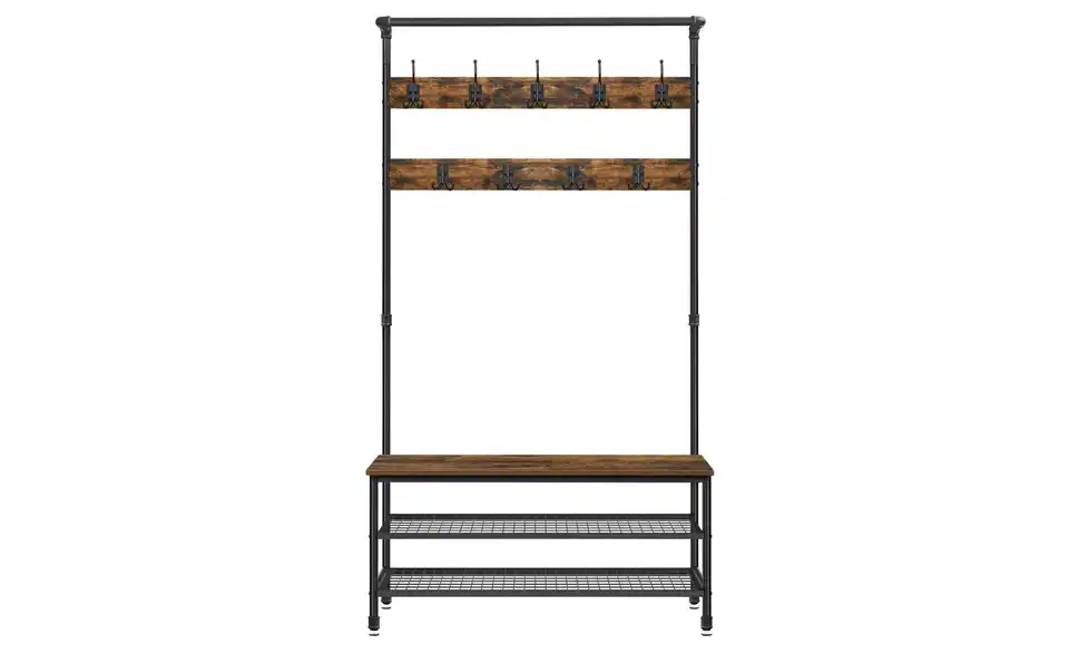 Kompaktgarderobe, Frontansicht