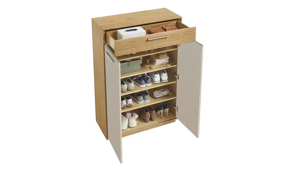 Schuhschrank, geöffnet