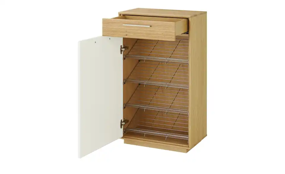 Schuhschrank, geöffnet