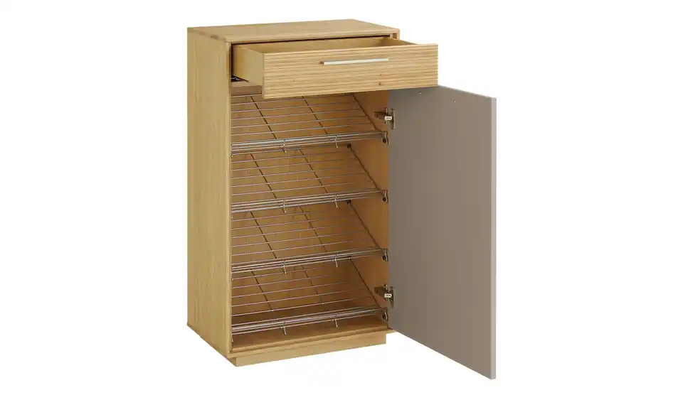 Schuhschrank, geöffnet