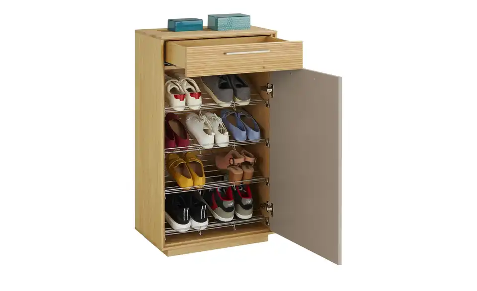 Schuhschrank, geöffnet