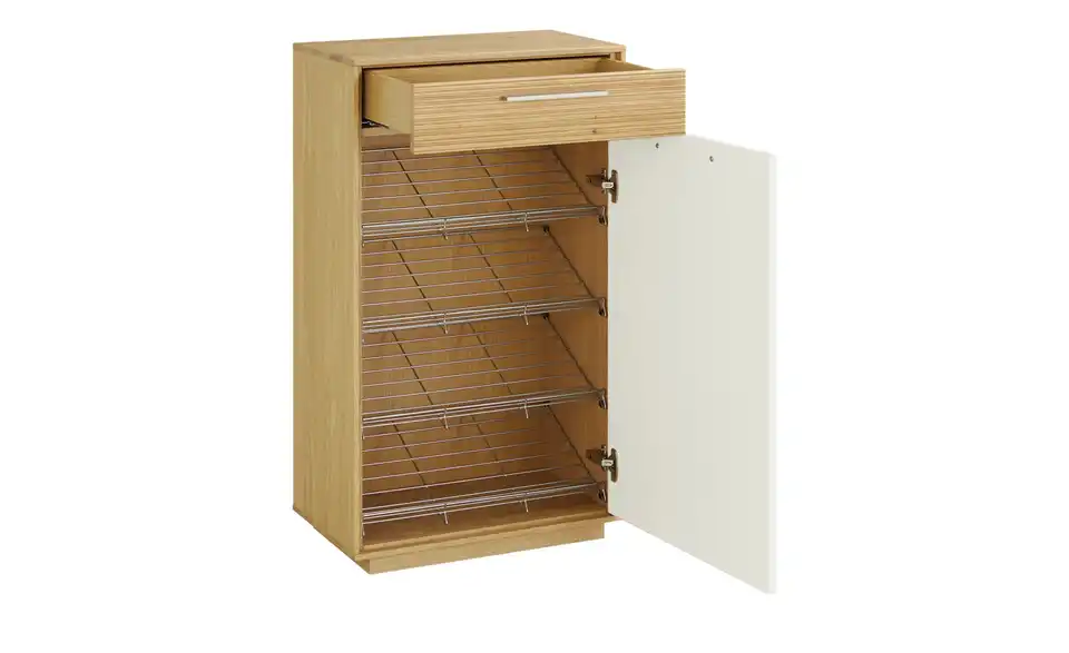 Schuhschrank, geöffnet