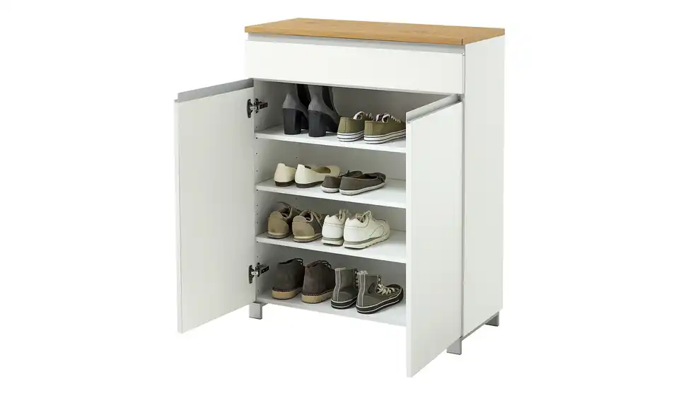 Schuhschrank, geöffnet