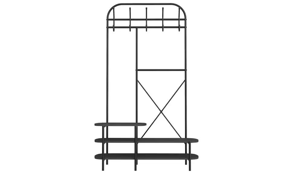 Kompaktgarderobe, Frontansicht