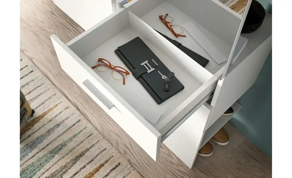 Garderobenkombination, Detailansicht