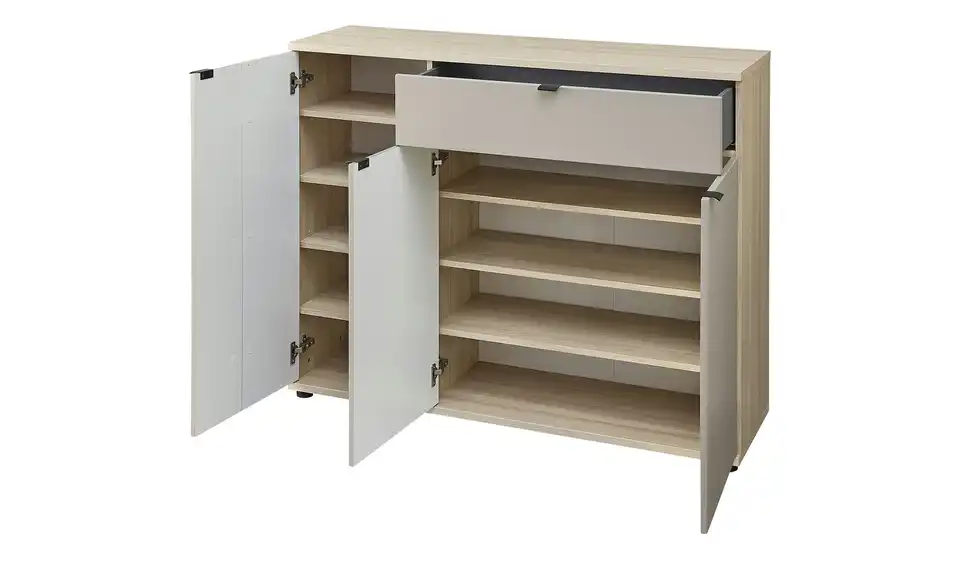 Schuhschrank, geöffnet