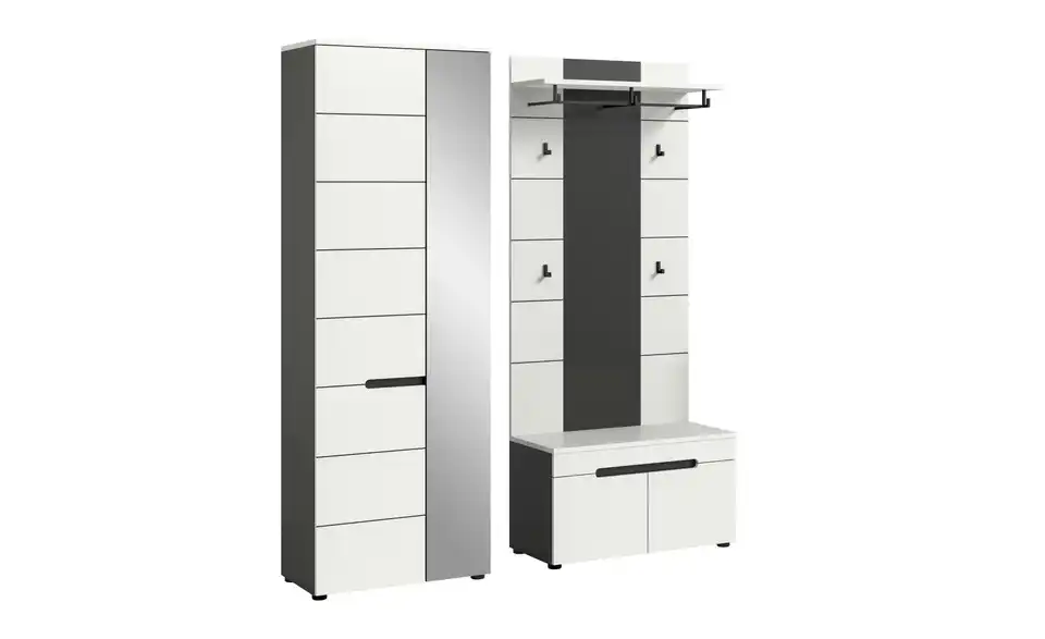 Garderobenkombination 2-teilig Canu, Perspektive
