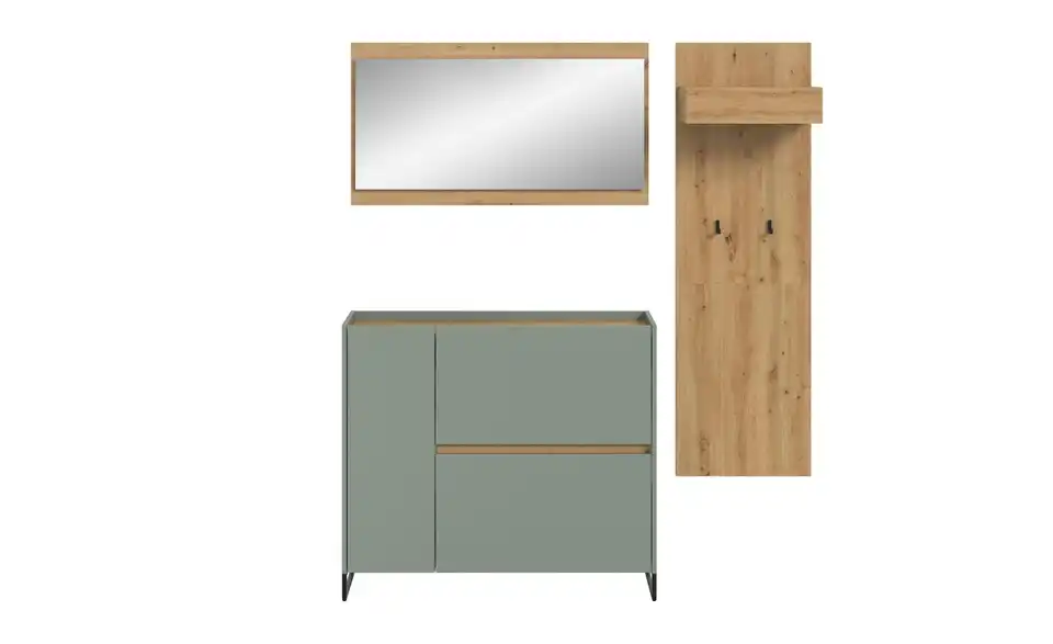 Garderobenkombination, Frontansicht