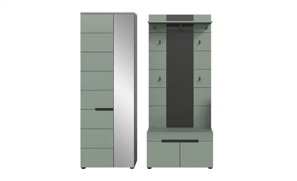 Garderobenkombination, Frontansicht