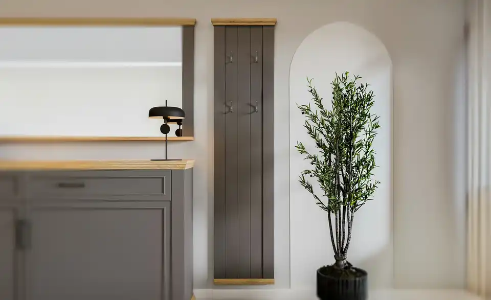 Garderobenpaneel, in Wohnsituation