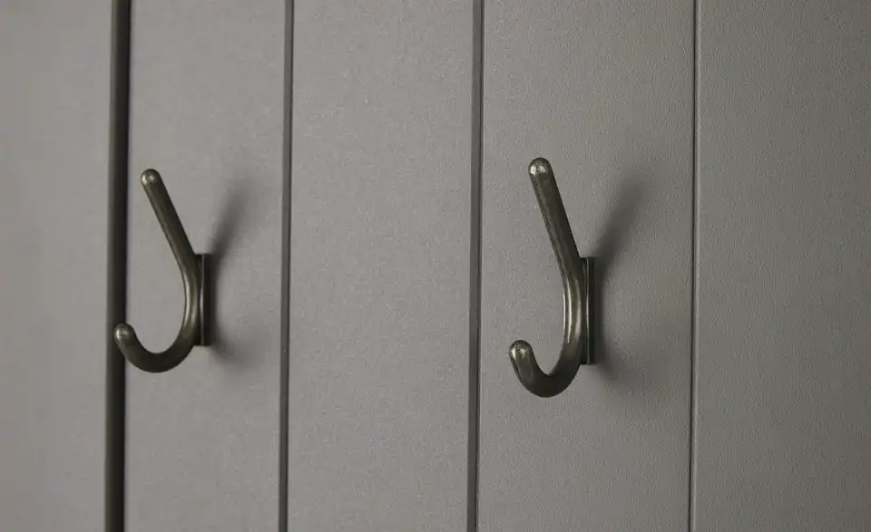Garderobenpaneel, Detailansicht