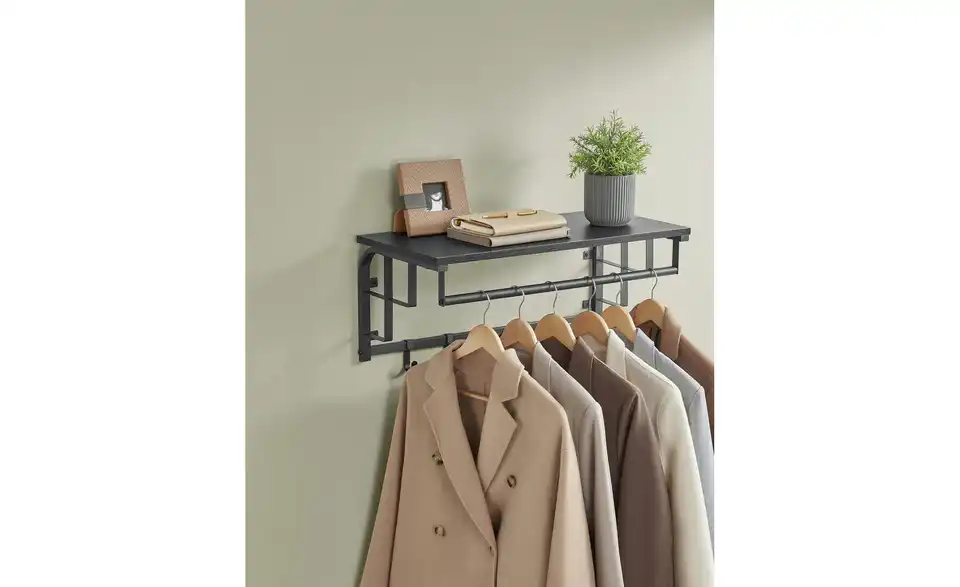 Wandgarderobe, Detailansicht