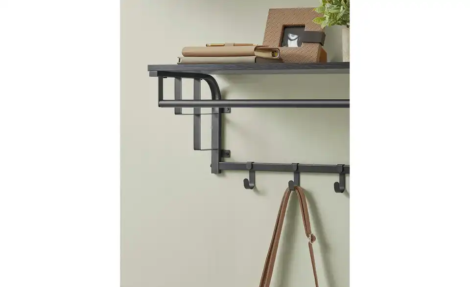 Wandgarderobe, Detailansicht