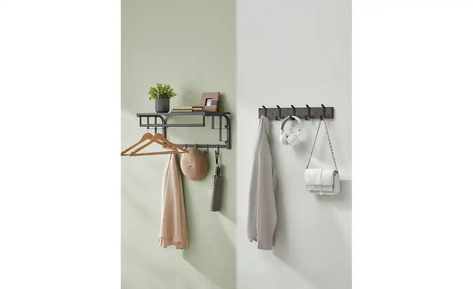 Wandgarderobe, Detailansicht