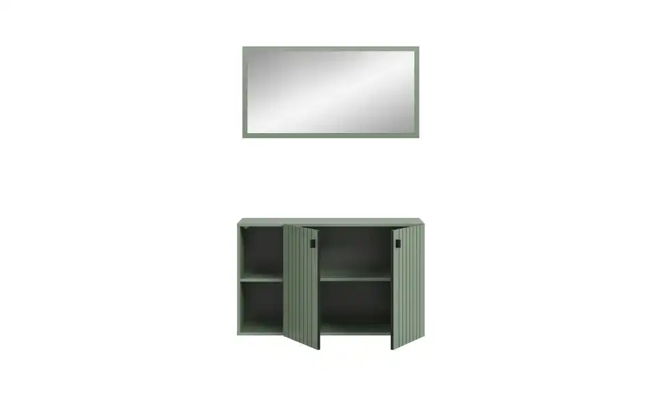 Garderobenkombination, geöffnet