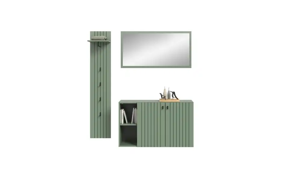 Garderobenkombination, Frontansicht