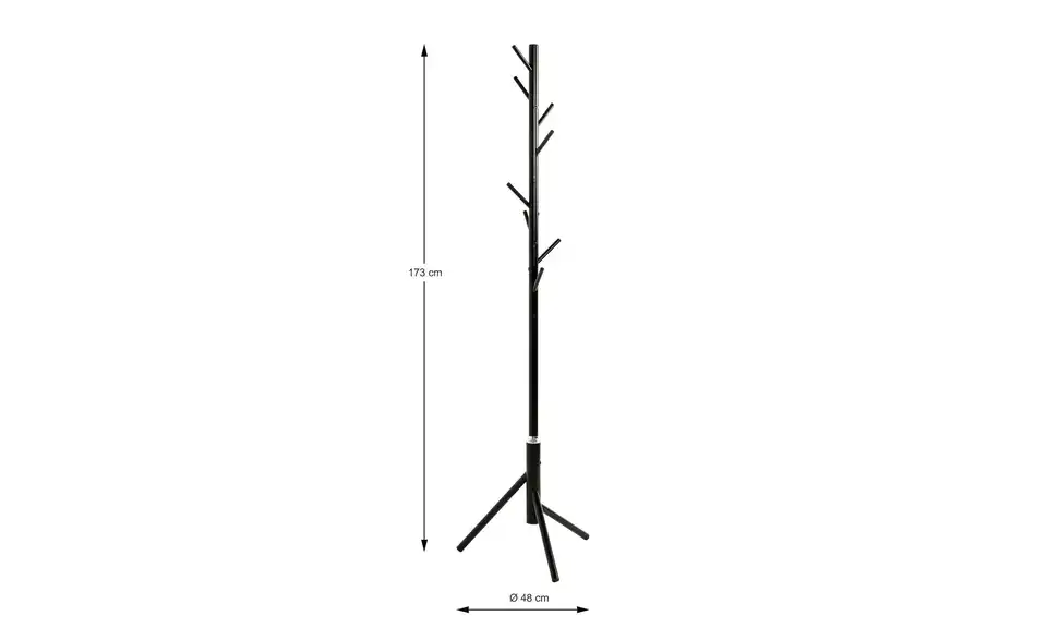 Garderobenständer, Bemaßung