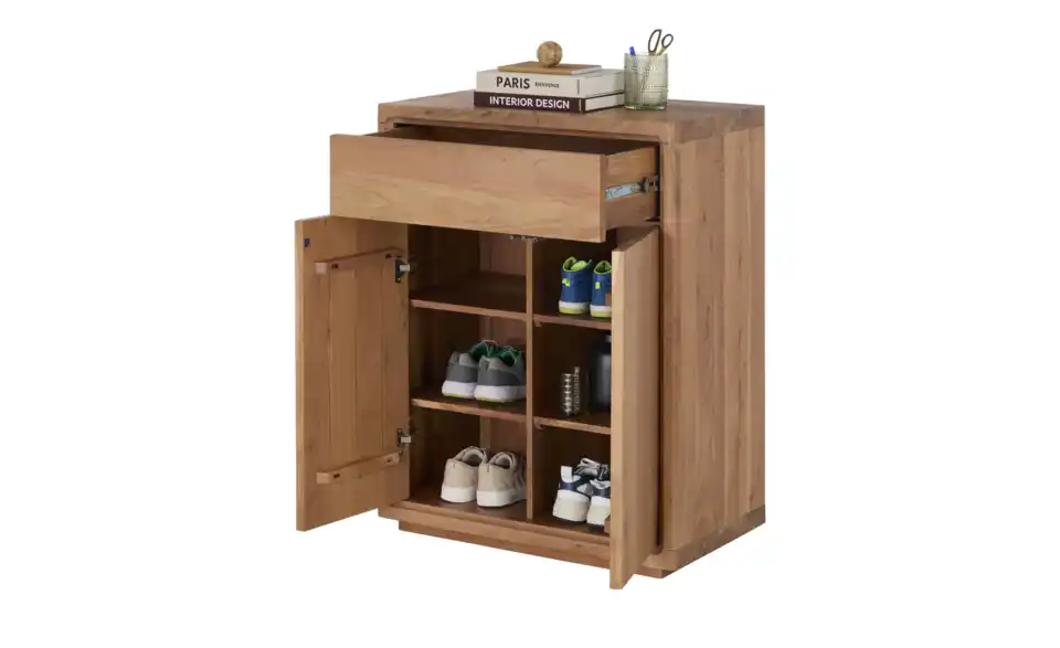 Schuhschrank, geöffnet