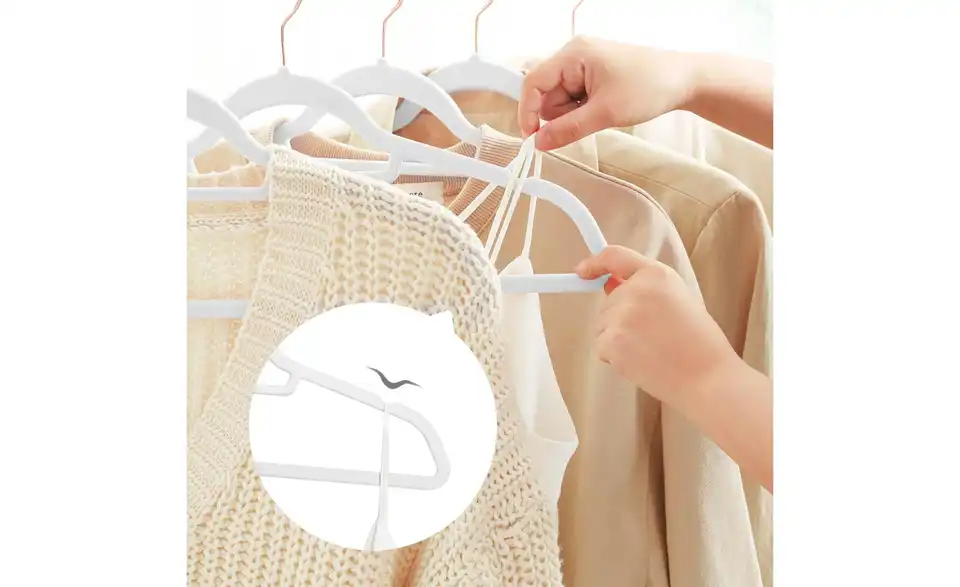 Kleiderbügel 50er-Set, Detailansicht