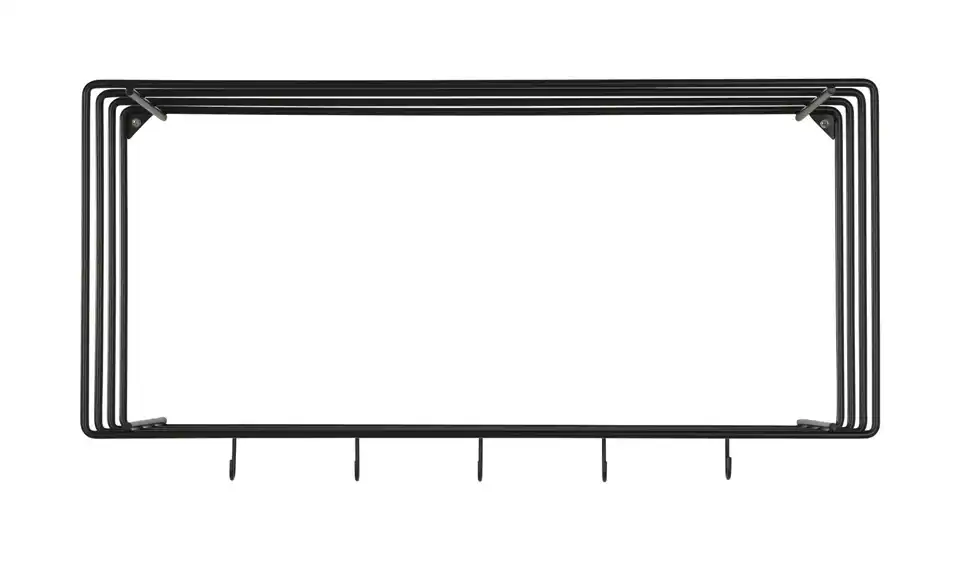 Hängegarderobe, Frontansicht