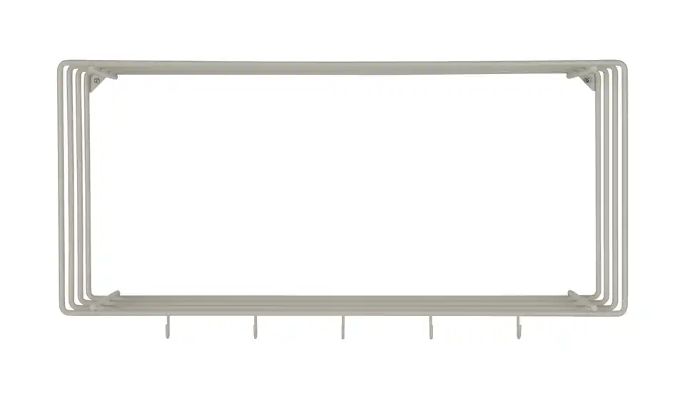 Hängegarderobe, Frontansicht