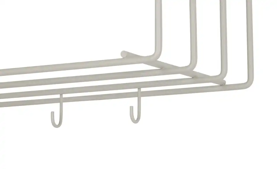 Hängegarderobe, Detailansicht