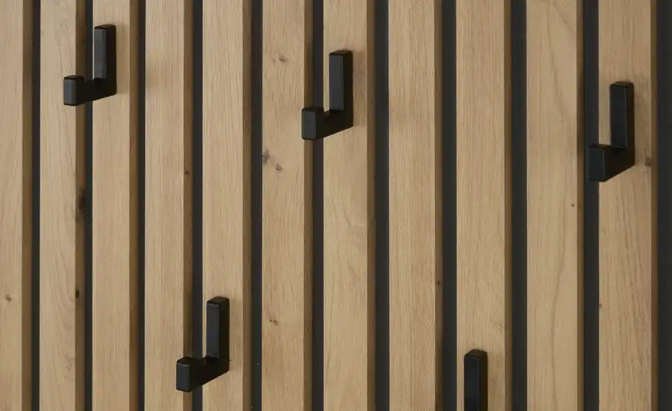 Kompaktgarderobe Rovereto, Detailansicht