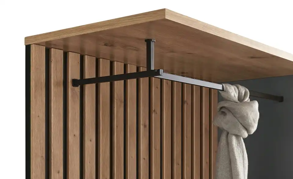 Kompaktgarderobe Rovereto, Detailansicht