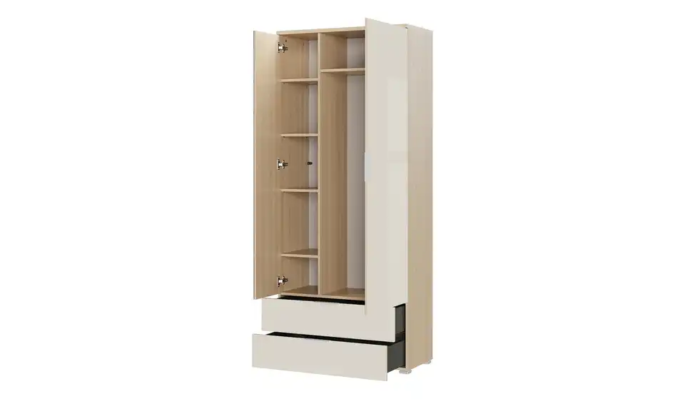 Primo Garderobenschrank Bent, geöffnet