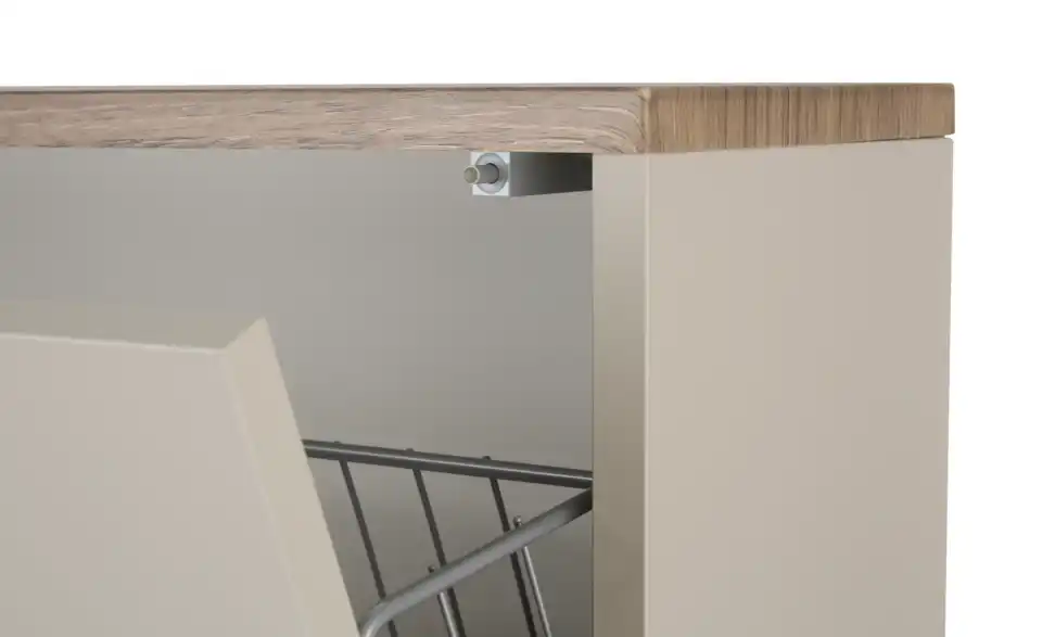 Hängeschuhschrank, Detailansicht