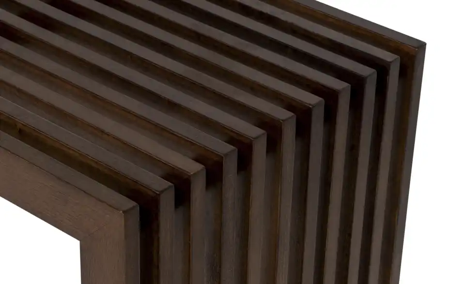 Garderobenbank, Detailansicht
