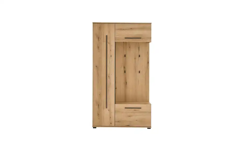 Kompaktgarderobe, Frontansicht