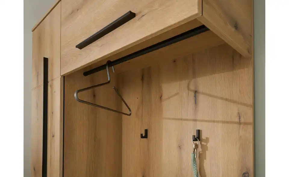 Kompaktgarderobe, Detailansicht