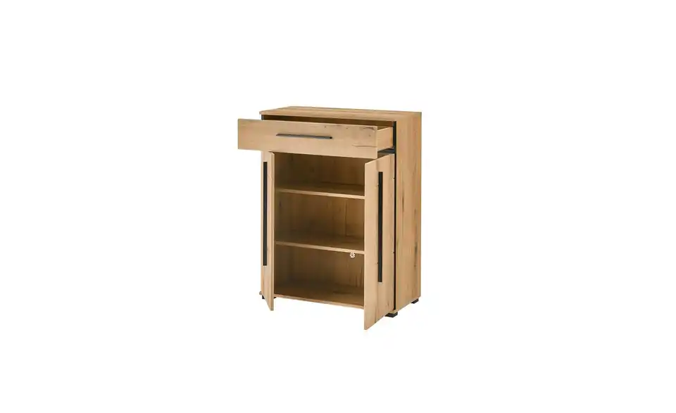 Garderobenschrank, geöffnet