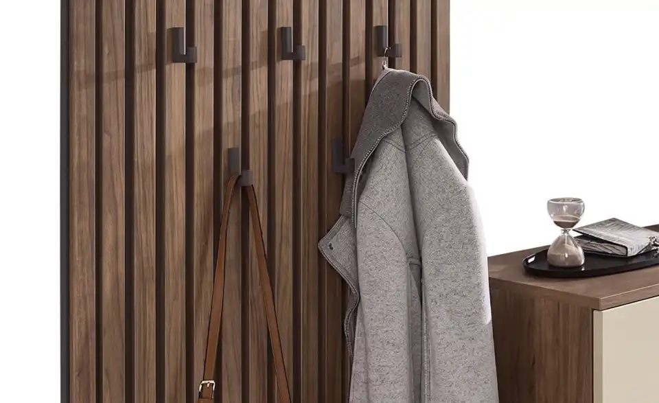 Kompaktgarderobe Rovereto, Detailansicht